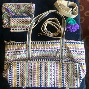 America and Beyond duffle bag set